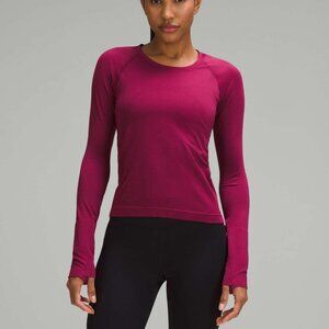 NWT Lululemon Swiftly Tech Long Sleeve 2.0 *RACE Sz 6, Deep Luxe